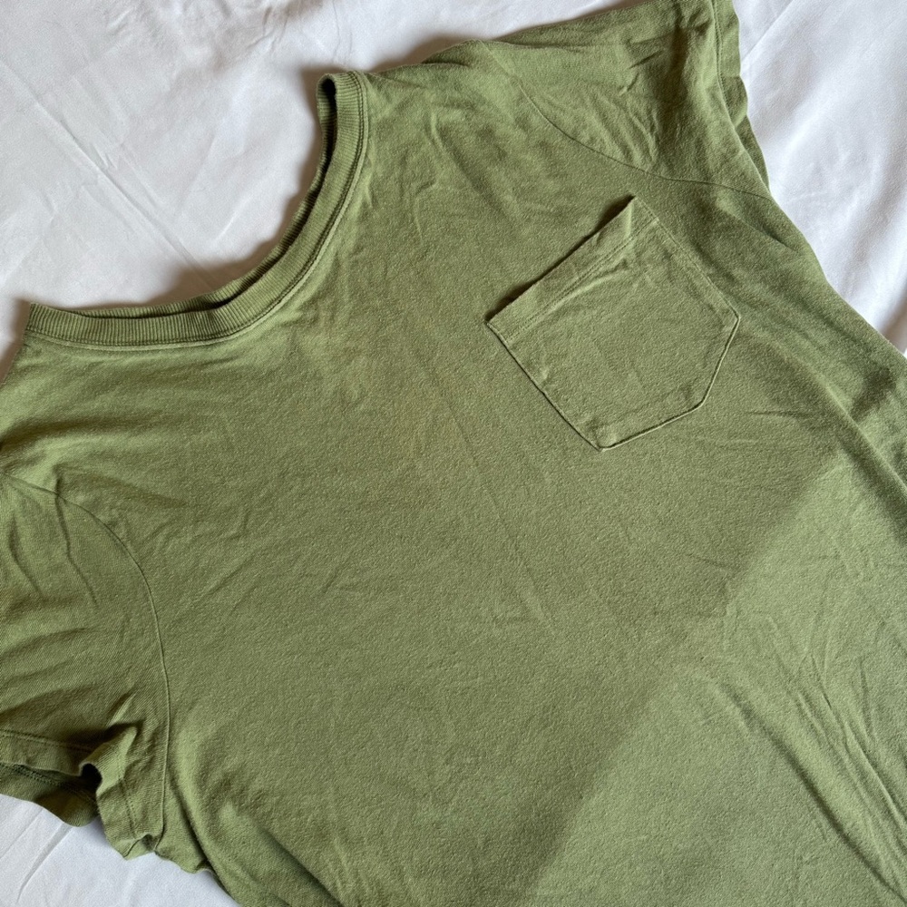 Time and Tru Olive Green T-Shirt Dress